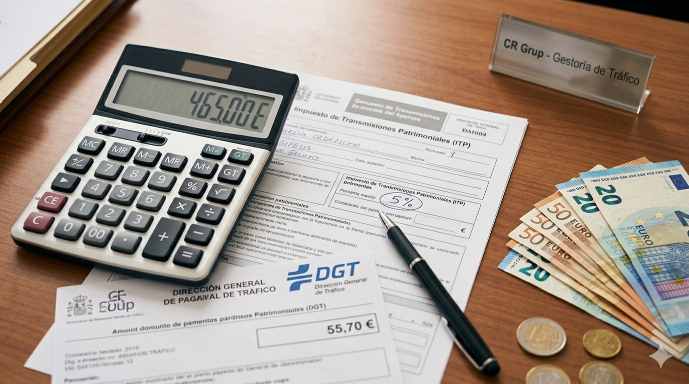 Gestoria Tráfico de Badalona • Gestoria CR • Cuánto cuesta transferir un coche